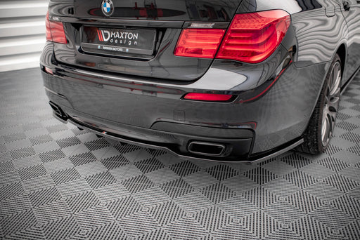 Maxton Design Rear Splitter (with vertical bars) BMW 7 M-Pack F01