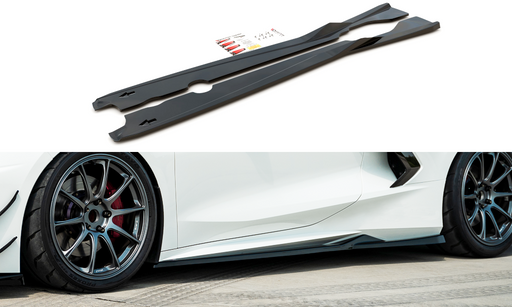 Maxton Design Side Skirts Diffusers Chevrolet Corvette C8