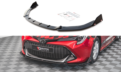 Maxton Design Front Splitter V.1 + Flaps Toyota Corolla GR Sport Hatchback XII