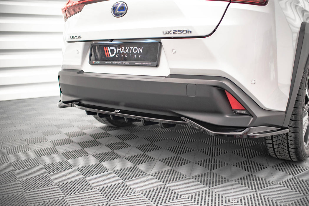 Maxton Design Rear Splitter (with vertical bars) Lexus UX Mk1