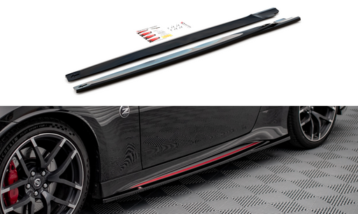 Maxton Design Side Skirts Diffusers V.2 Nissan 370Z Nismo Facelift