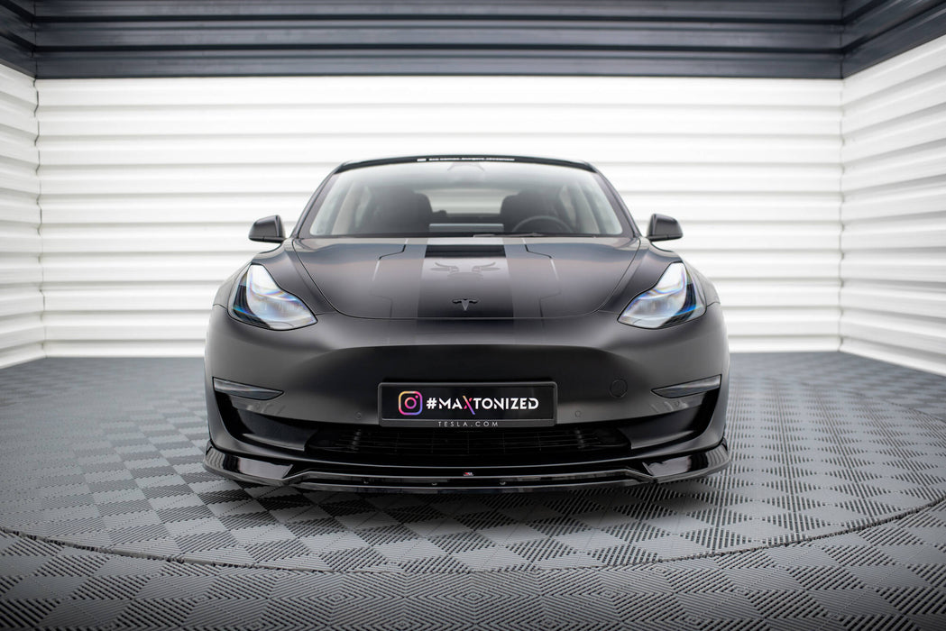 Maxton Design Front Splitter V.3 Tesla Model 3