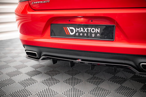 Maxton Design Rear Splitter (with vertical bars) Dodge Charger RT Mk7 Facelift