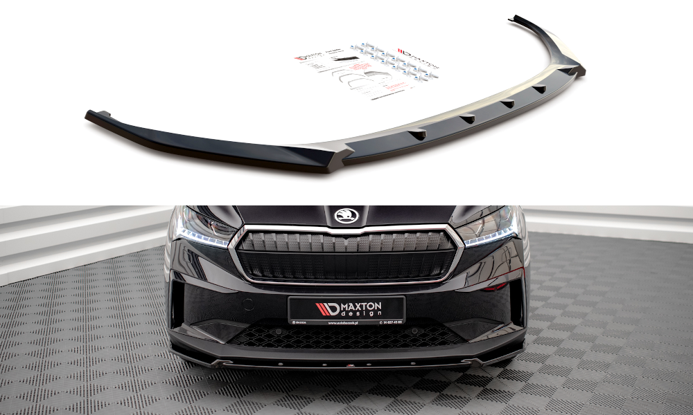 Maxton Design Front Splitter V.2 Skoda Enyaq iV