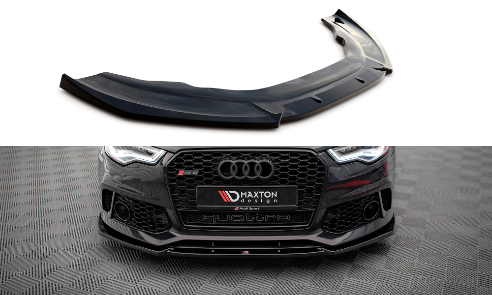 Maxton Design Front Splitter Audi A6 RS6 Look C7