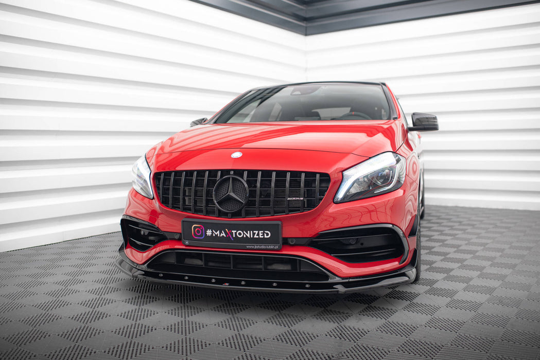 Maxton Design Front Splitter V.1 Mercedes-Benz A45 Aero W176 Facelift