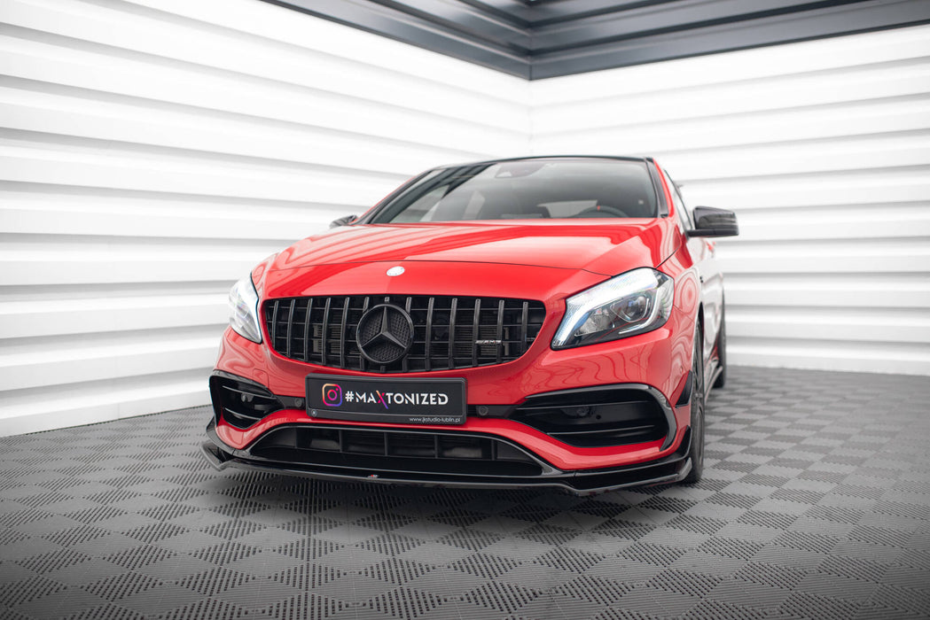 Maxton Design Front Splitter V.2 Mercedes-Benz A45 Aero W176 Facelift