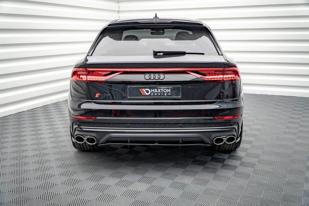 Maxton Design Rear Splitter (with vertical bars) Audi SQ8 Mk1