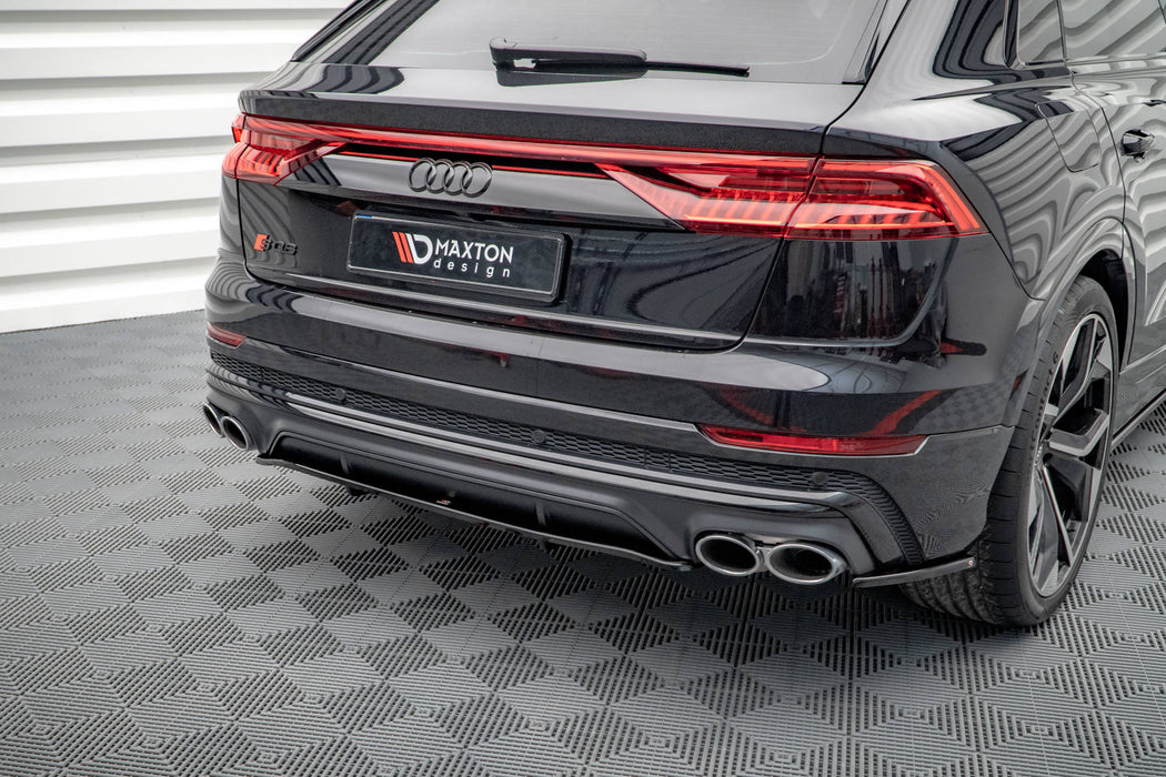 Maxton Design Rear Splitter (with vertical bars) Audi SQ8 Mk1