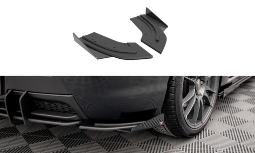 Maxton Design Street Pro Rear Side Splitters + Flaps Mazda 3 MPS Mk1 US-Spec Version