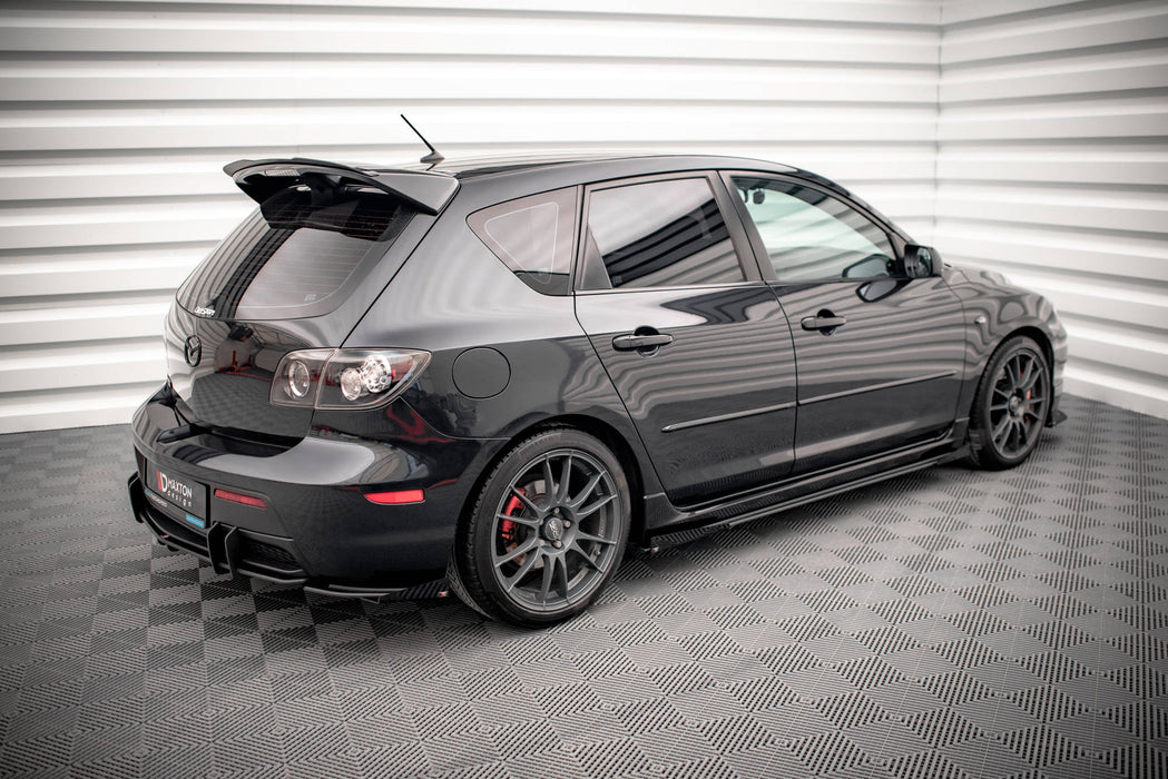 Maxton Design Street Pro Side Skirts Diffusers + Flaps Mazda 3 MPS Mk1