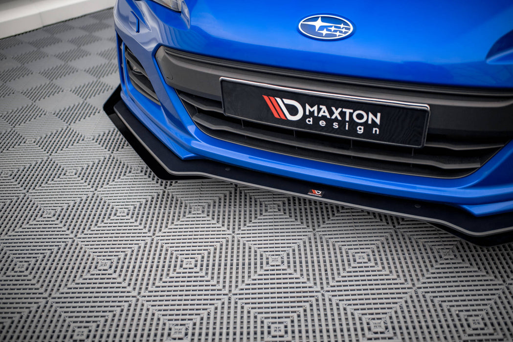 Maxton Design Street Pro Front Splitter V.1 + Flaps Subaru BRZ Mk1 Facelift