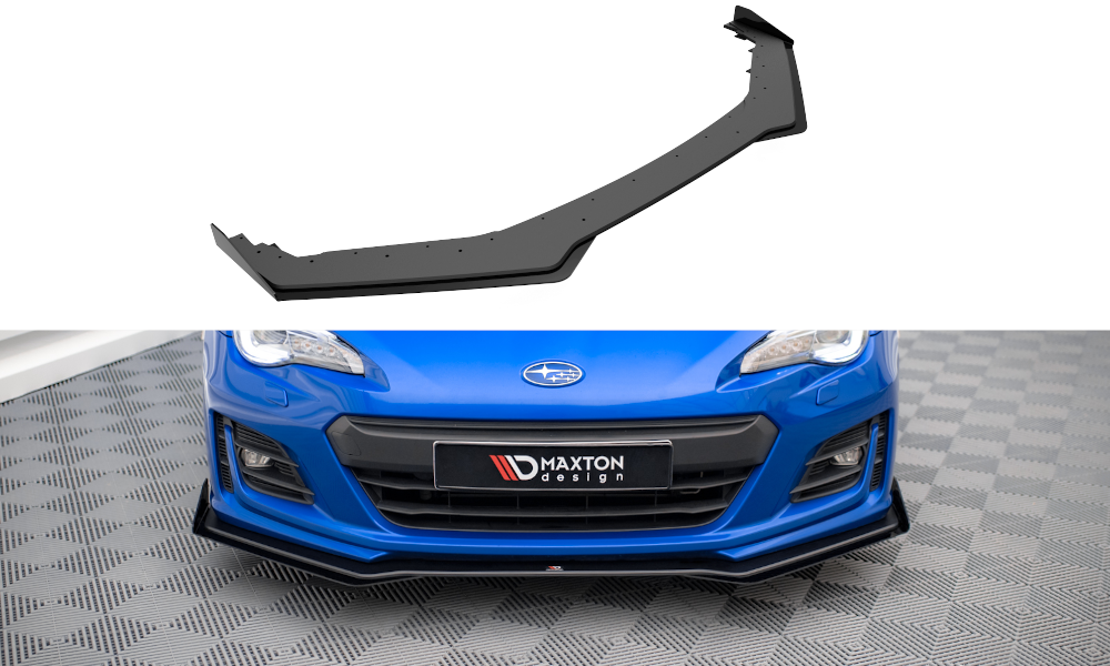 Maxton Design Street Pro Front Splitter V.1 + Flaps Subaru BRZ Mk1 Facelift