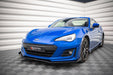 Maxton Design Street Pro Front Splitter V.1 + Flaps Subaru BRZ Mk1 Facelift