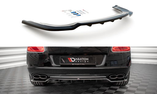 Maxton Design Rear Splitter (with vertical bars) Bentley Continental GT V8 S Mk2