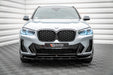 Maxton Design Front Splitter V.1 BMW X4 M-Pack G02 Facelift