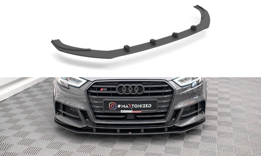 Maxton Design Street Pro Front Splitter Audi S3 / A3 S-Line Sportback 8V Facelift