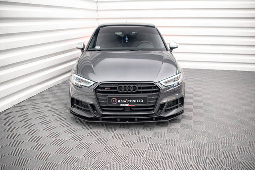 Maxton Design Street Pro Front Splitter Audi S3 / A3 S-Line Sportback 8V Facelift