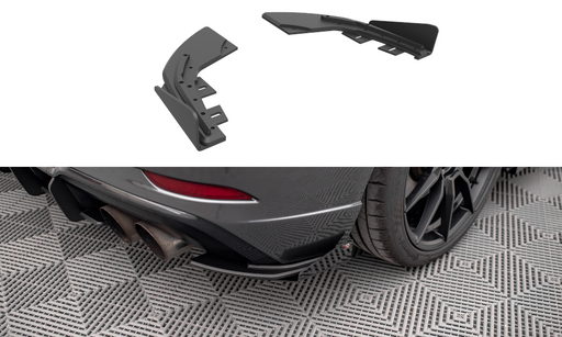 Maxton Design Street Pro Rear Side Splitters + Flaps Audi S3 Sportback 8V Facelift