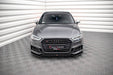 Maxton Design Front Splitter V.2 Audi S3 / A3 S-Line Sportback 8V Facelift