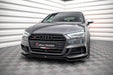 Maxton Design Front Splitter V.2 Audi S3 / A3 S-Line Sportback 8V Facelift