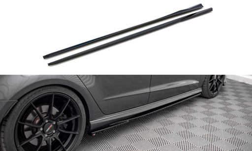 Maxton Design Side Skirts Diffusers Audi S3 / A3 S-Line Sportback 8V Facelift