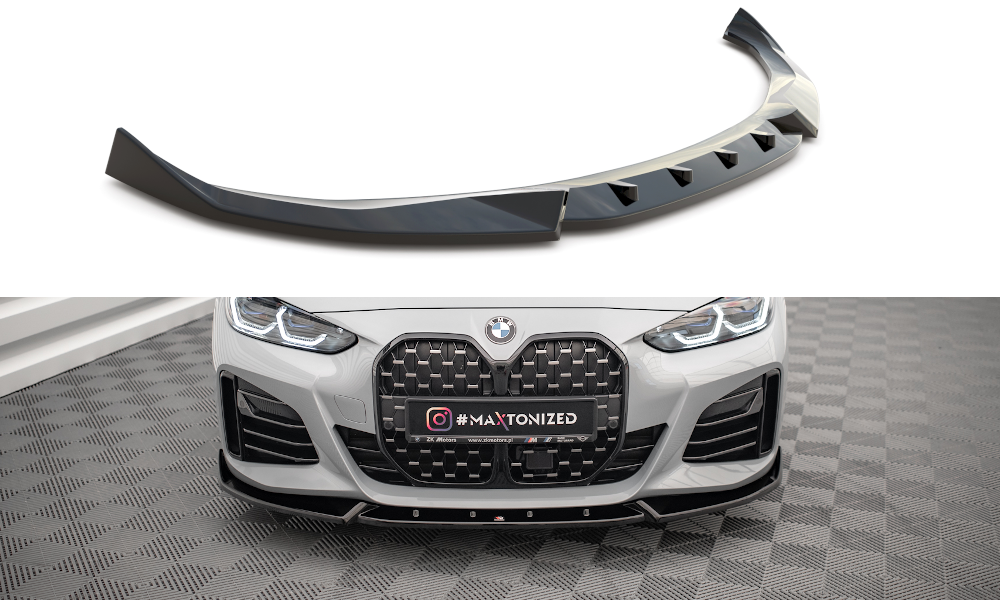 Maxton Design Front Splitter V.2 BMW 4 / i4 Gran Coupe M-Pack / M440i G26