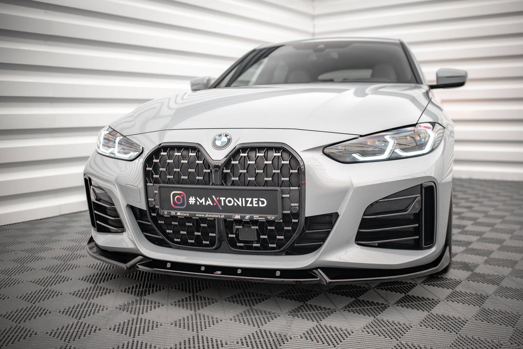 Maxton Design Front Splitter V.2 BMW 4 / i4 Gran Coupe M-Pack / M440i G26