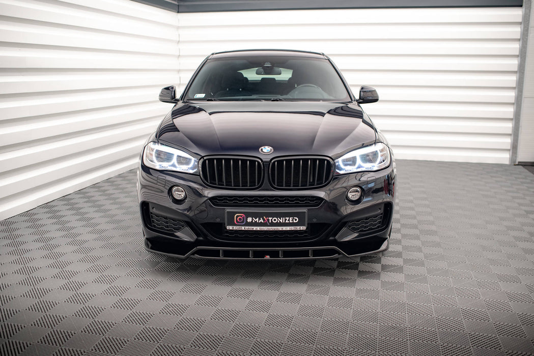 Maxton Design Front Splitter V.2 BMW X6 M-Pack F16