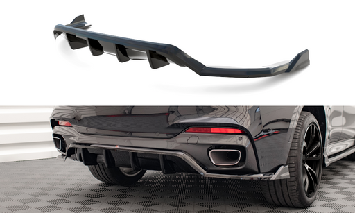 Maxton Design Rear Splitter (with vertical bars) BMW X6 M-Pack F16