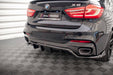 Maxton Design Rear Splitter (with vertical bars) BMW X6 M-Pack F16