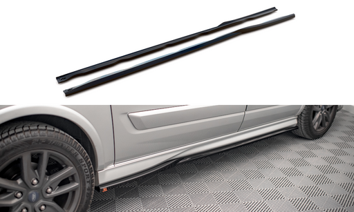 Maxton Design Side Skirts Diffusers Ford Transit Custom ST-Line Mk1 Facelift