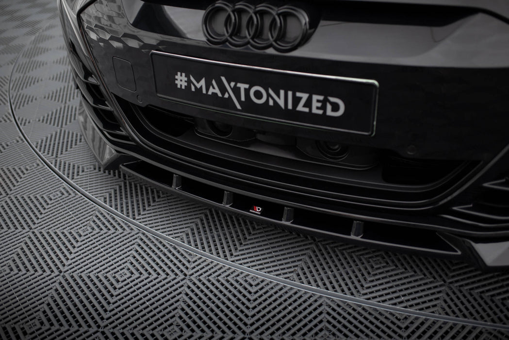 Maxton Design Front Splitter V.1 Audi e-Tron GT / RS GT Mk1