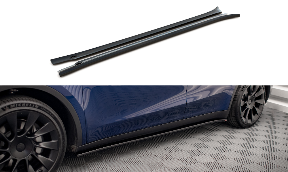 Maxton Design Side Skirts Diffusers V.2 Tesla Model Y