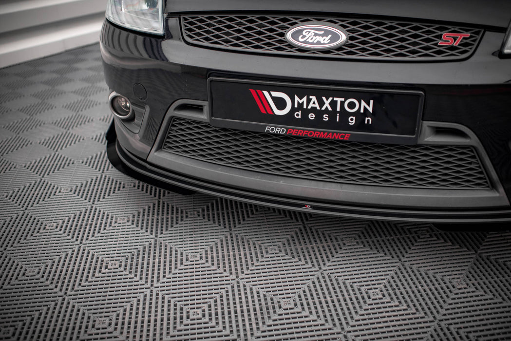 Maxton Design Street Pro Front Splitter V.1 + Flaps Ford Fiesta ST Mk6