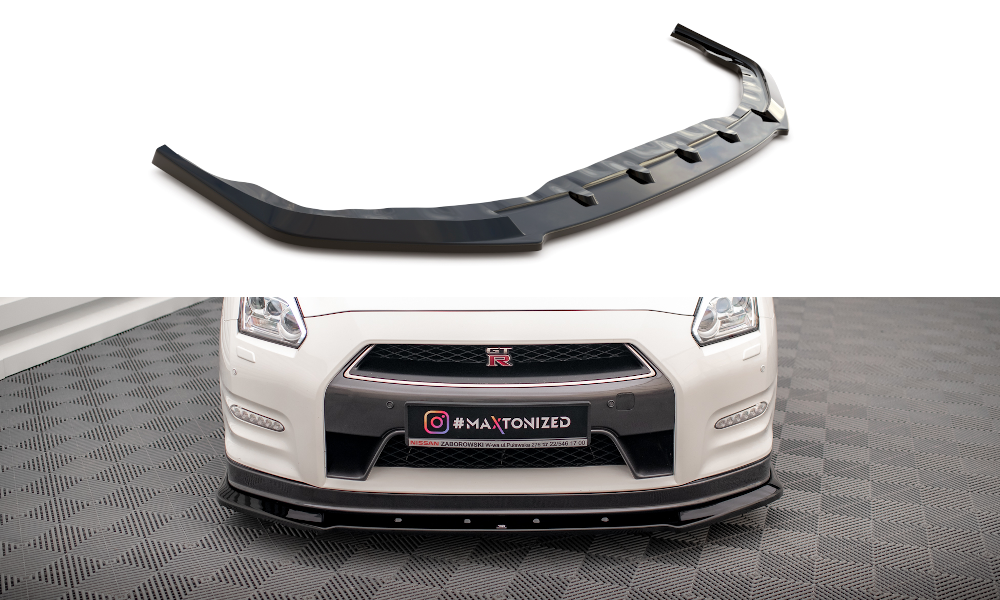 Maxton Design Front Splitter Nissan GTR R35 Facelift