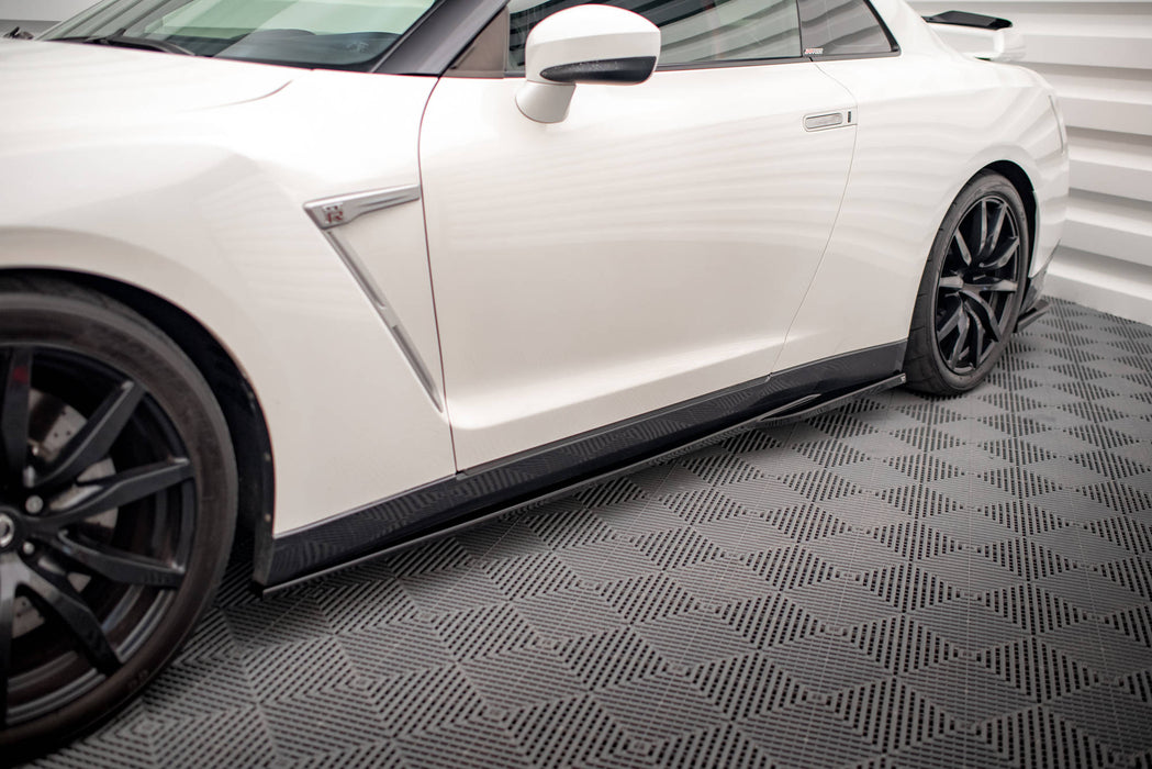 Maxton Design Side Skirts Diffusers Nissan GTR R35 Facelift