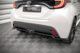 Maxton Design Rear Splitter (with vertical bars) V.2 Toyota Yaris Mk4