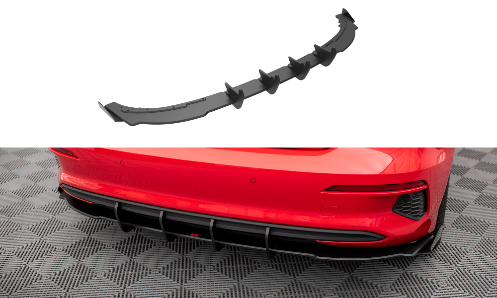 Maxton Design Street Pro Rear Valance + Flaps Audi A3 Sportback 8Y