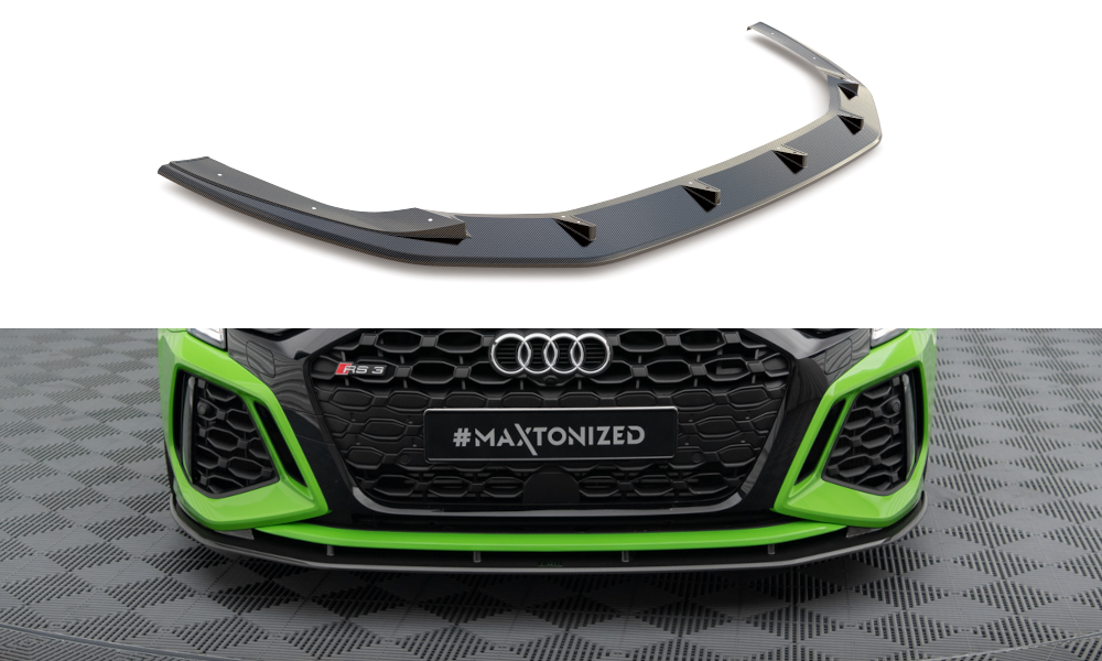 Maxton Design Carbon Fiber Front Splitter Audi RS3 Sedan / Sportback 8Y