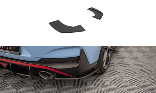 Maxton Design Street Pro Rear Side Splitters Hyundai I30 N Fastback Mk3 Facelift