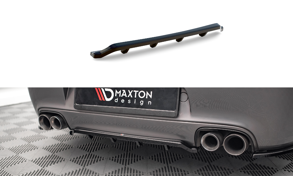 Maxton Design Rear Splitter (with vertical bars) Porsche 911 Carrera / Carrera GTS 997 Facelift