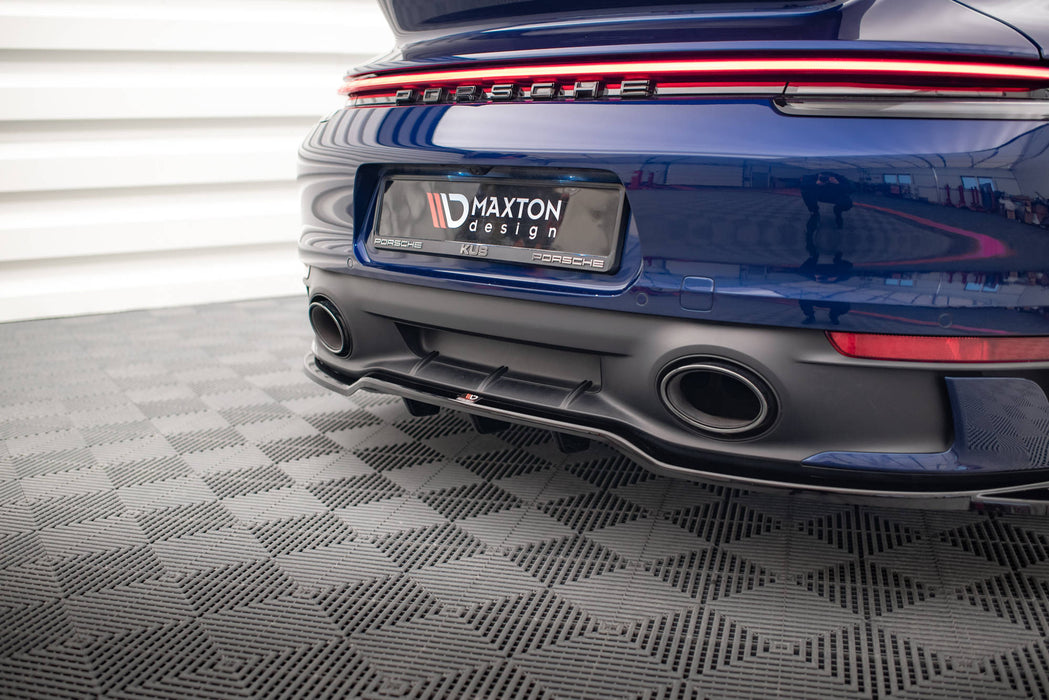 Maxton Design Rear Splitter (with vertical bars) V.2 Porsche 911 Carrera Aero / Carrera GTS 992