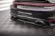 Maxton Design Rear Splitter (with vertical bars) Porsche 911 Turbo S 992