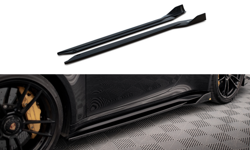 Maxton Design Side Skirts Diffusers Porsche 911 Turbo S 992