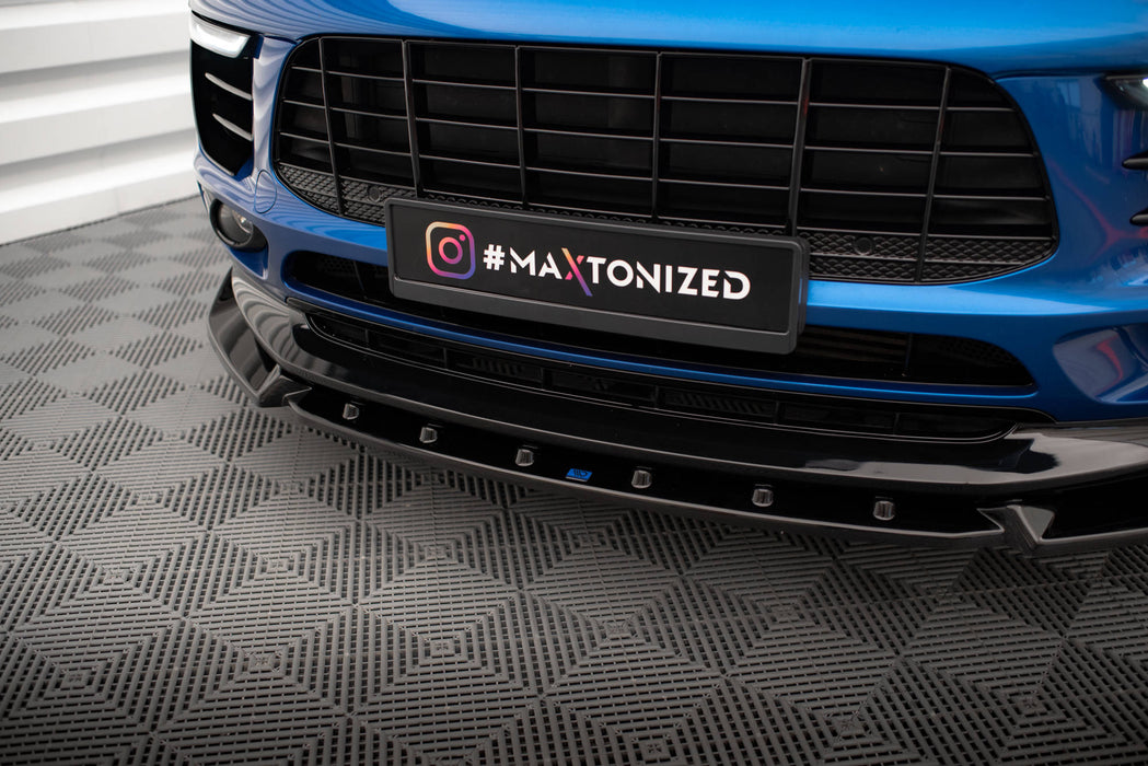 Maxton Design Front Splitter V.2 Porsche Macan Mk1