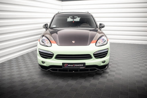 Maxton Design Front Splitter Porsche Cayenne Mk2