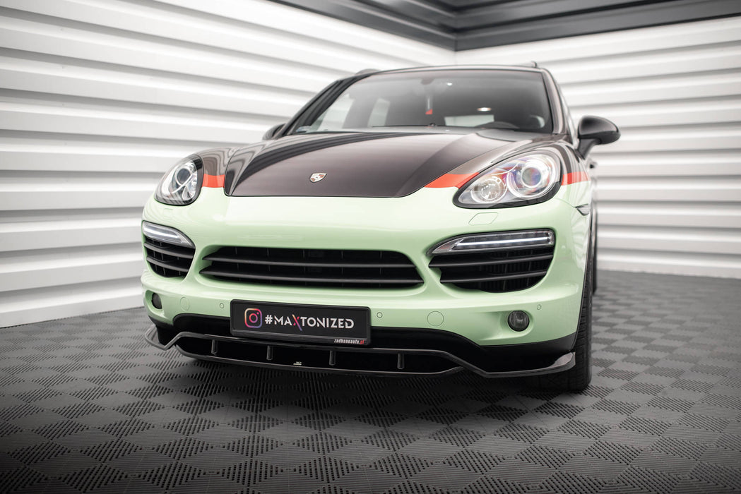 Maxton Design Front Splitter Porsche Cayenne Mk2