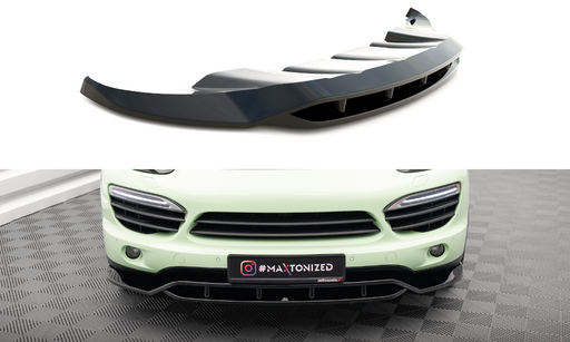 Maxton Design Front Splitter Porsche Cayenne Mk2