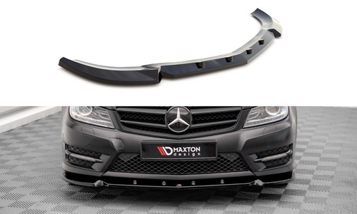 Maxton Design Front Splitter V.1 Mercedes-Benz C Coupe / Sedan / Estate AMG-Line C204 / W204 Facelift / S204 Facelift